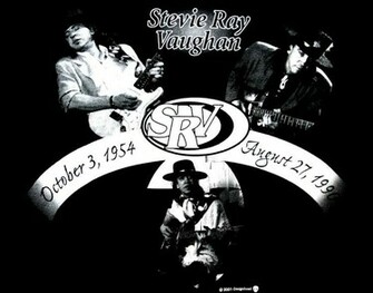Stevie Ray Vaughan Blues Rock Hard Classic Guitar Poster Wallpaper