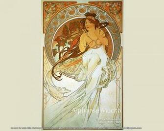 Alphonse Mucha Wallpaper X