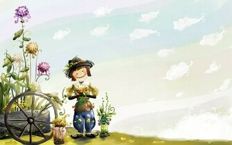 Spring Scenes Wallpaper Which Is Under The
