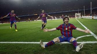 Barcelona Goal Desktop Pc And Mac Wallpaper