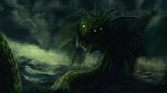 Sea Monster Wallpaper Desktop Background