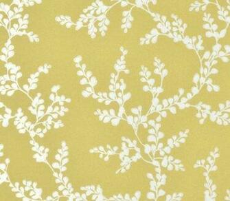 Fern Wallpaper Strong Yellow Gp Baker Crayford Collection