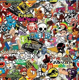 HD One Piece Diy Jdm Usdm Hellaflush Bomb Sticker Bombing
