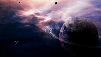 Planet Ring Nebula Asteroids HD Wallpaper