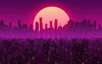 Pink City Wallpaper