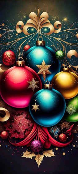 Christmas Decoration iPhone Wallpaper HD