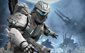 Wallpaper Halo Spartan Assault Game Space Planet