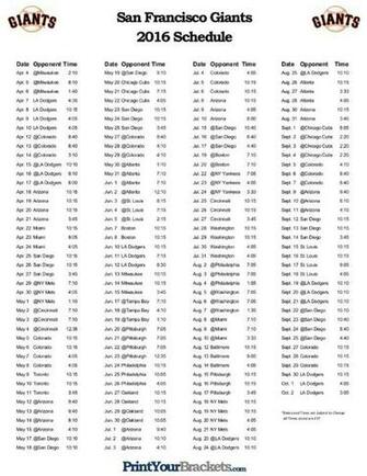 Best Ideas About Giants Schedule