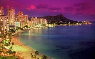HD Waikiki At Dusk Wallpaper