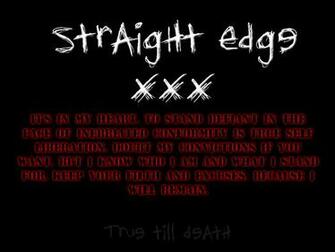 Straight Edge Lifestyle Photo