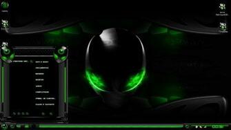Alienware Green Windows Theme Wallpaper