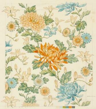 Design For Wallpaper Silver Studio Sd8791a
