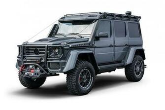 Wallpaper Mercedes Benz Brabus Adventure Grey Auto White