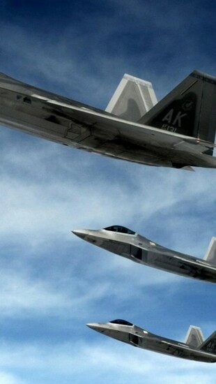 Raptors Stealth Fighters Wallpaper