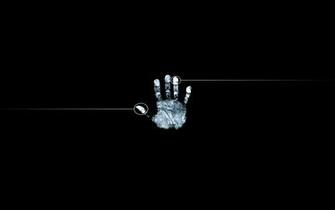 Fingerprint Hand Black White Wallpaper Background Ultra HD 4k