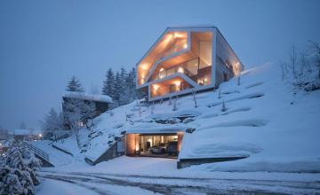 Modern Ski Resort Switzerland Wallpaper Teahub Io