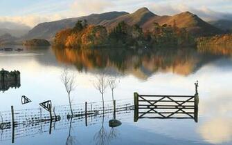 Derwent Water In Cumbria Widescreen Wallpaper Wide Net
