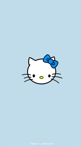 Shades Of Serenity Blue Wallpaper Ideas Hello Kitty