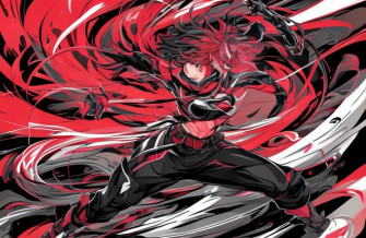 Red And Black Anime Wallpaper