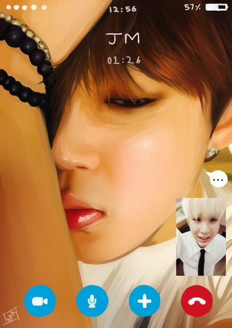 Yoonmin On Skype By Cosmicpens
