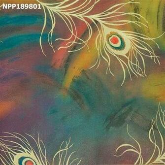 Wallpaper Galore Online Store Peacock Feather Thick Textured