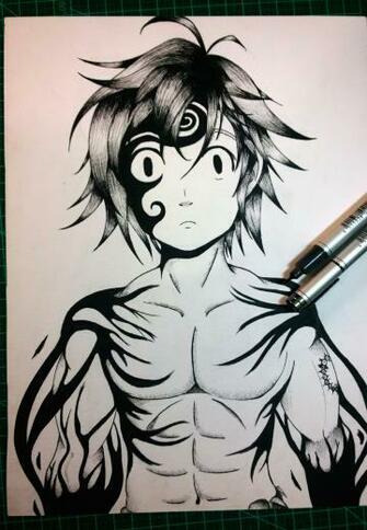 Nanatsu No Taizai Meliodas Ink Ii By Vsiillustrations