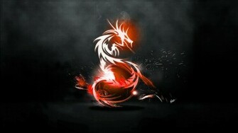 Black And Red Abstract Picture HD Wallpaper
