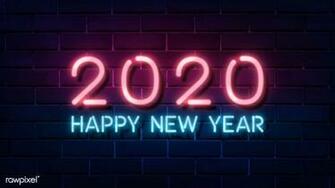 Premium Vector Of Neon Pink Happy New Year