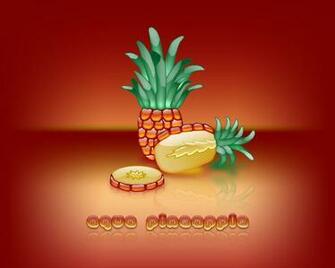 Cute Background And Wallpaper Aqua Pineapple