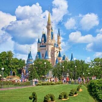 Wallpaper Sleeping Beauty Castle Florida Usa New