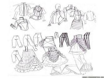 Fashion Sketches Wallpaper Crazy Frankenstein