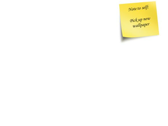 Sticky Note Wallpaper By Jkfrt