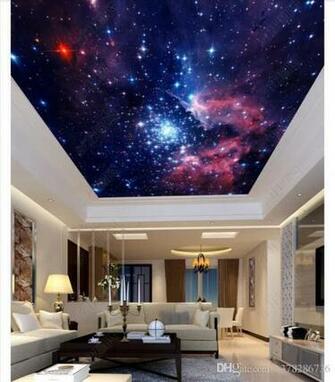 Custom 3d Silk Zenith Mural Wallpaper Photo Decoration Colorful