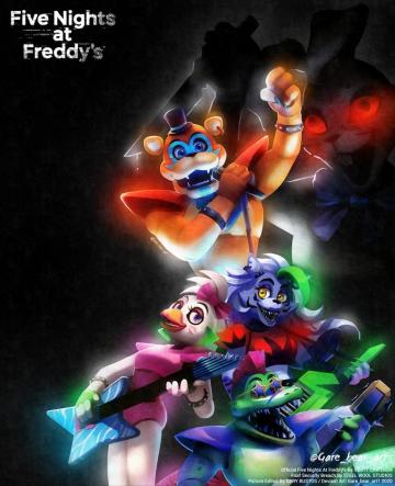 Fnaf Security Breach Wallpaper Ft Vanny By Garebearart1 On