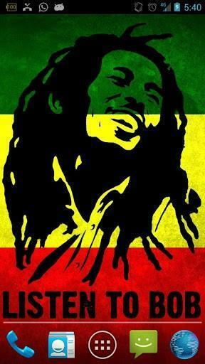 Bigger Bob Marley Live Wallpaper For Android Screenshot
