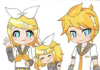 Chibi Rin And Len By Aroa Samanta