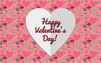 Cut Out Heart Valentines Desktop Wallpaper