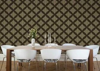 Carly Moroccan Lattice Wallpaper Mediterranean