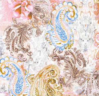 Colorful Paisley Wallpaper