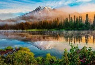 Wallpaper Usa Washington Cascade Mountains Stratovolcano