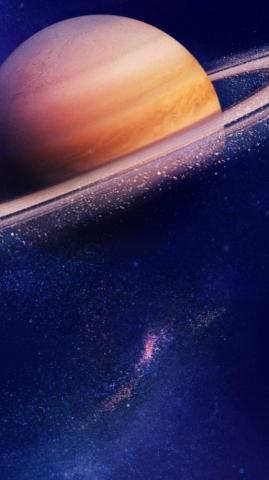Wallpaper Saturn Planet 4k Space