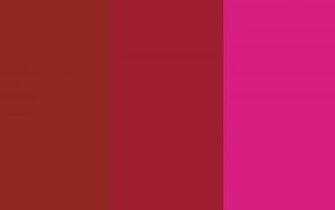 Vivid Auburn Burgundy Cerise Three Color