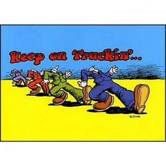 Robert Crumb Keep On Truckin