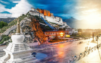 Wallpaper Lhasa Potala Palace China Tourist Attractions HD Picture Image