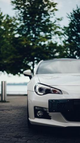 Wallpaper Subaru Brz Car White
