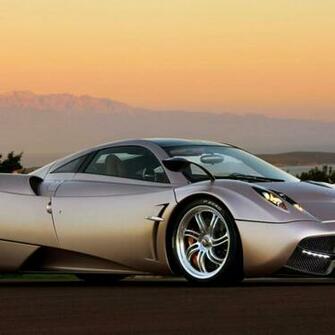 Pagani Huayra Sunset Luxury Car HD Wallpaper