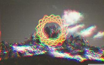 Glitchy Mountain 4k HD Desktop Wallpaper For Ultra Tv