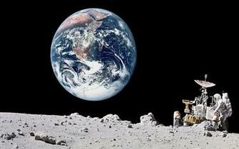 Earth From Moon Wallpaper HD W