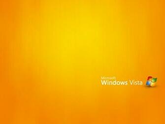 Windows Vista Orange Flat Wallpaper Geekpedia