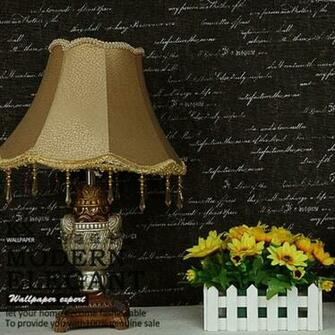 Retro British Style Fashion English Alphabet 3d Wallpaper Cafe Bar